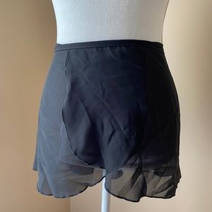 Mirella Georgette Dance Skirt, Black